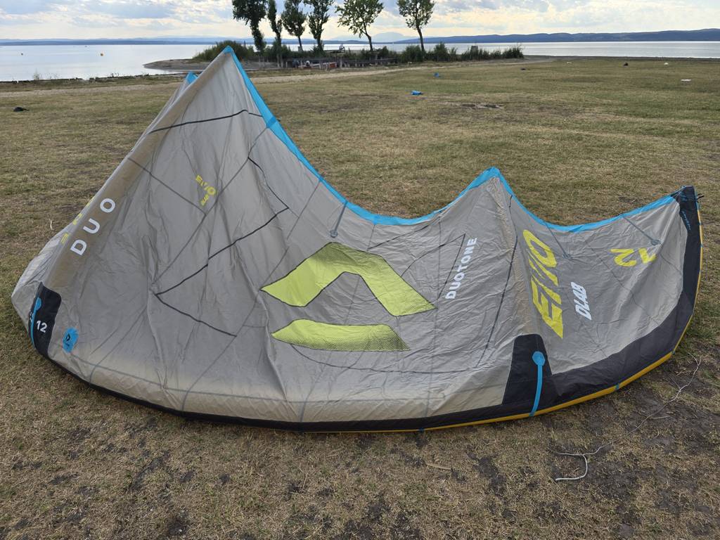 Gebraucht Duotone Evo D_LAB 2026 Kite 12 m² Grey_Lime_2