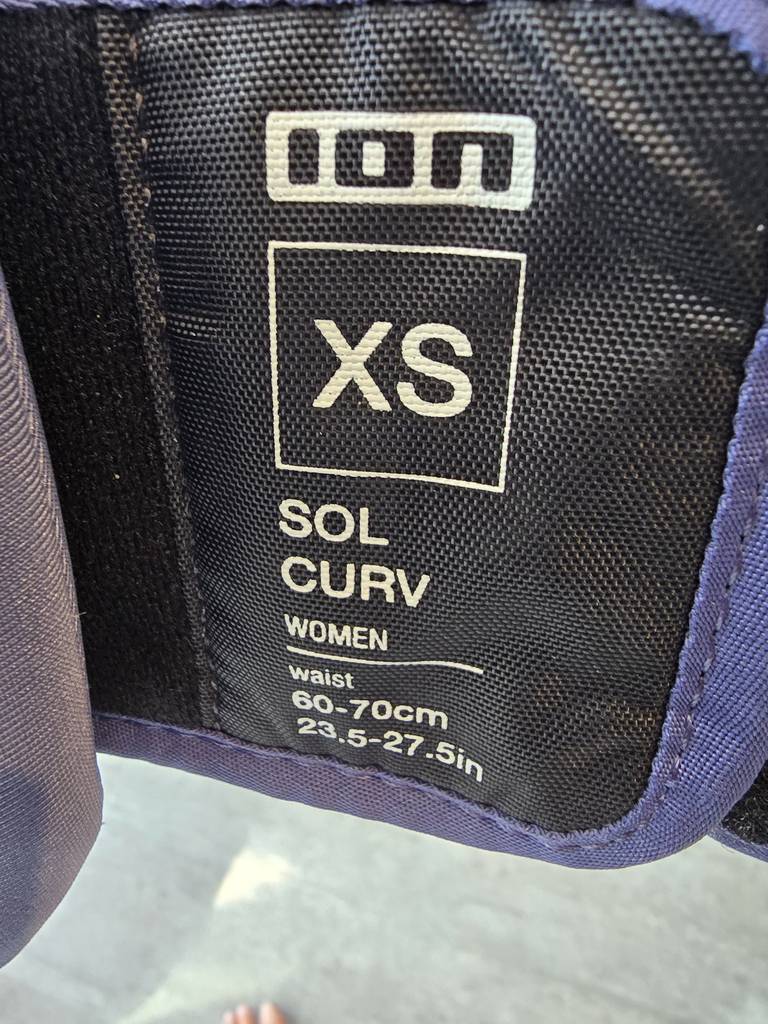 Gebraucht ION Harness Waist Kite Sol Curv 2026 34_XS 900 Black_2