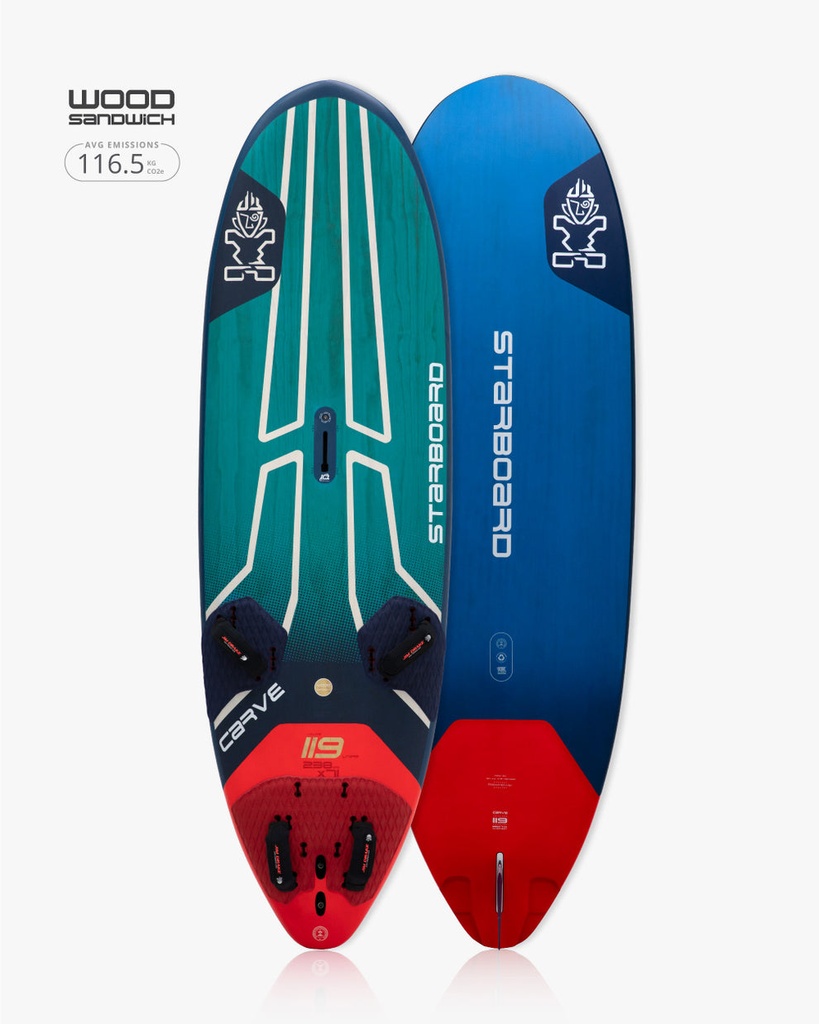 Starboard Windsurfboard Carve Wood Sandwich 139l 240x80 2025