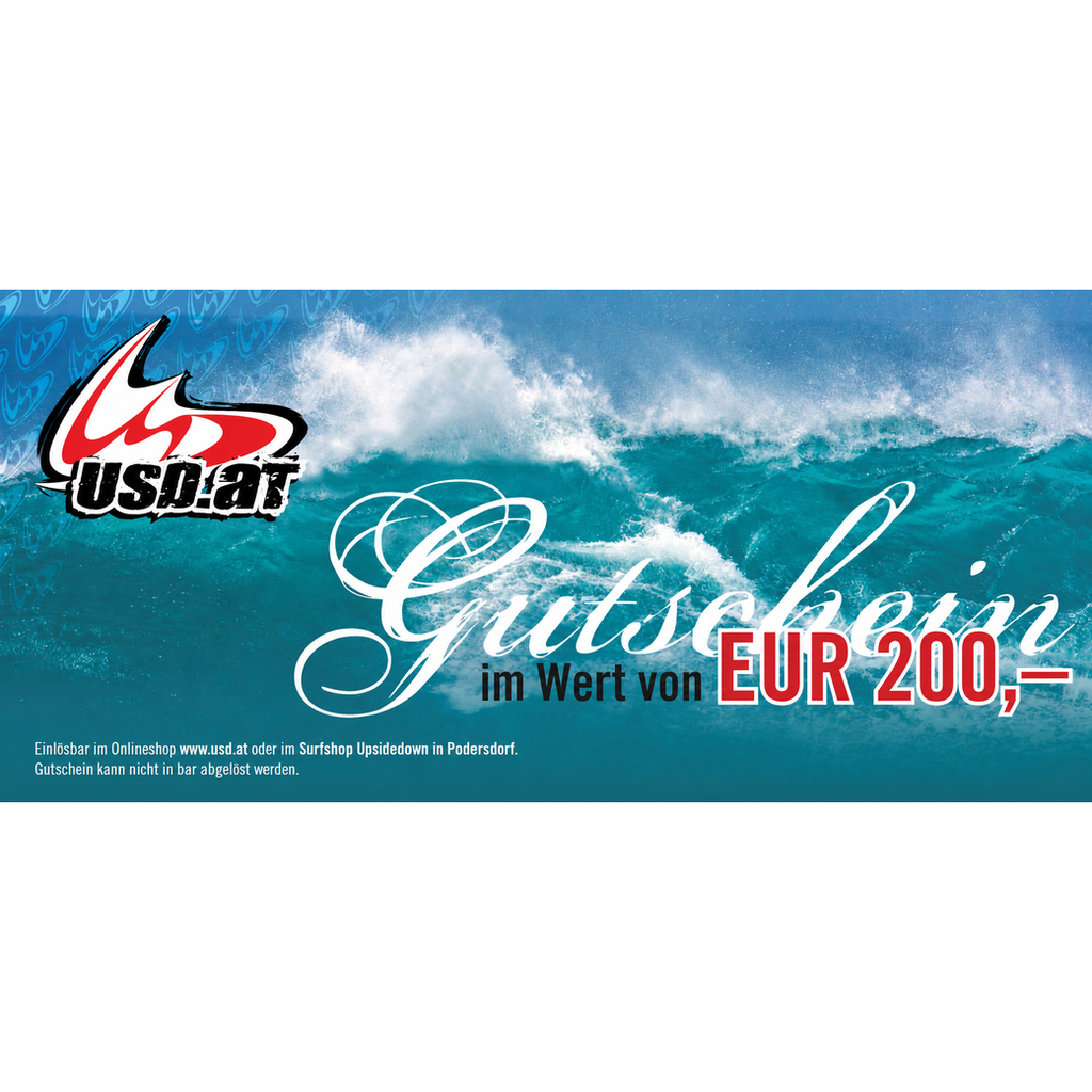 USD Geschenkgutschein 200 €