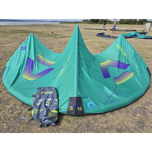 [P0175087-C12:green/purple-Duotone-2026-12-GEB01] Gebraucht Duotone Evo SLS 2026 Kite 12 m² Green/Purple