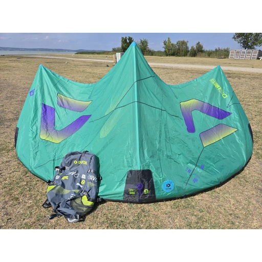 [P0175087-C12:green/purple-Duotone-2026-9-GEB01] Gebraucht Duotone Evo SLS 2026 Kite 9 m² Green/Purple 01